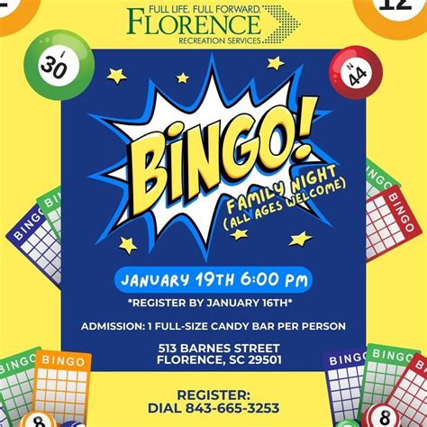 Shamrock Bingo in Florence, SC 29501 .